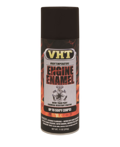 PEINTURE MOTEUR HAUTE TEMPERATURE ET RESISTANCE NOIR SATIN