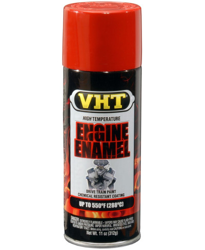 PEINTURE MOTEUR HAUTE TEMPERATURE ET RESISTANCE ROUGE FORD VHT