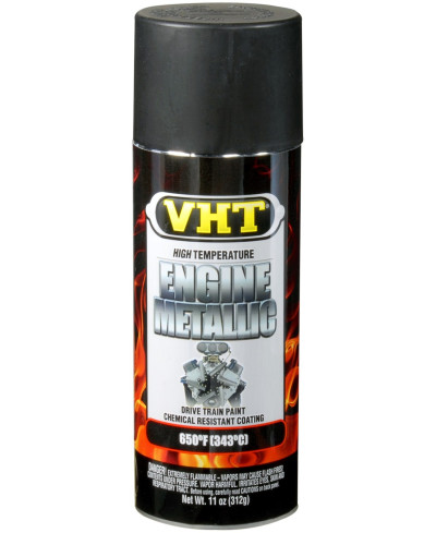 PEINTURE METALLISEE HAUTE TEMPERATURE MOTEUR NOIR PERLE VHT