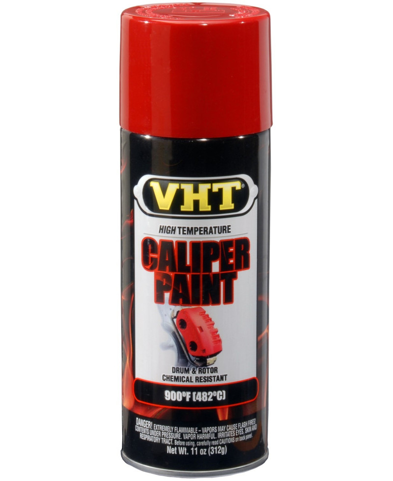 PEINTURE ETRIER DE FREINS HAUTE TEMPERATURE ET RESISTANCE ROUGE VHT