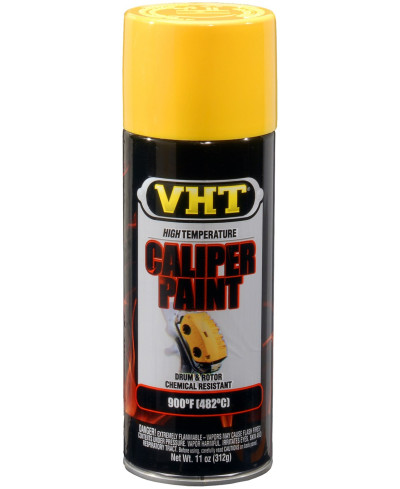 PEINTURE ETRIER DE FREINS HAUTE TEMPERATURE ET RESISTANCE JAUNE BRILLANT VHT