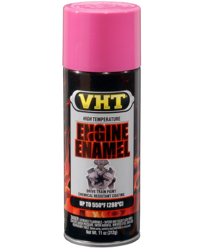PEINTURE MOTEUR HAUTE TEMPERATURE ET RESISTANCE ROSE VHT