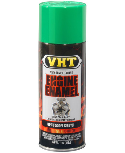 PEINTURE MOTEUR HAUTE TEMPERATURE ET RESISTANCE VERT VHT