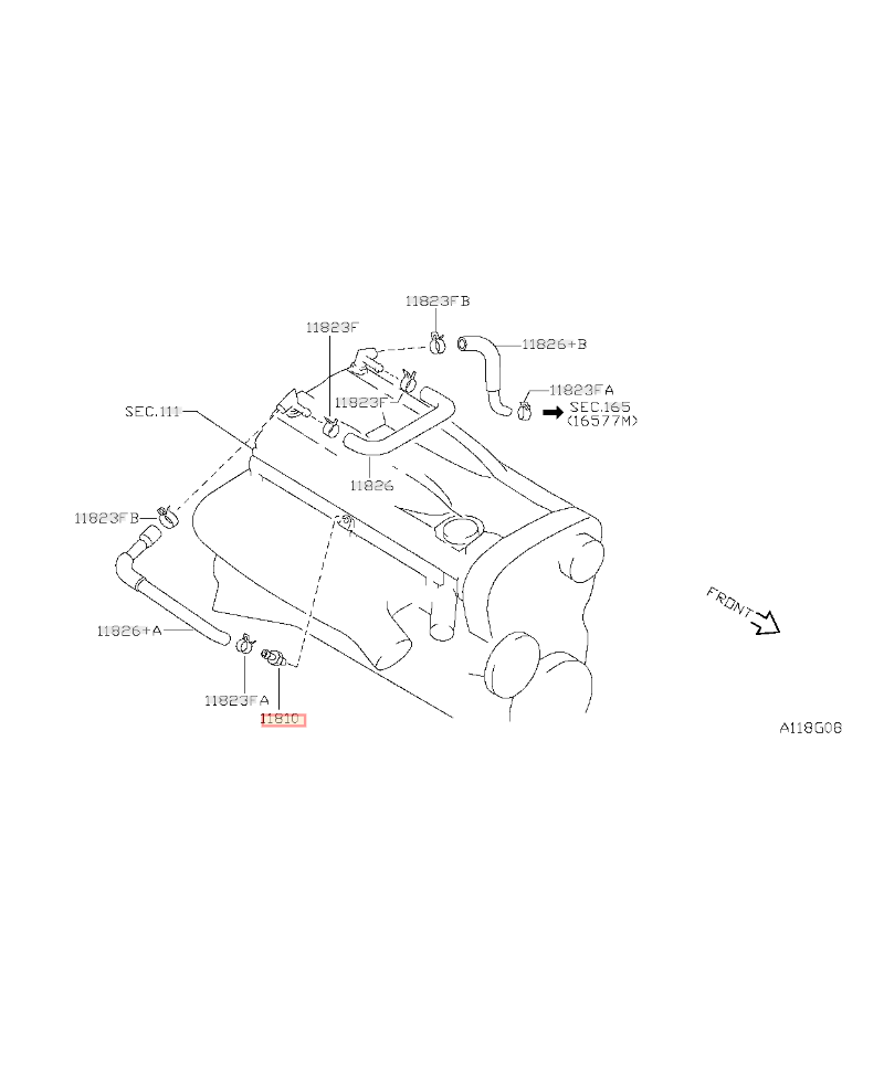 VANNE PCV  RB26 NISSAN 