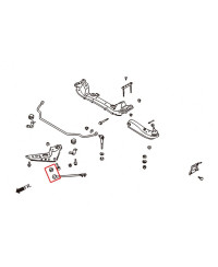 RENFORTS SILENT BLOCS BERCEAU ARRIERE 200SX / 300ZX / SKYLINE HARDRACE