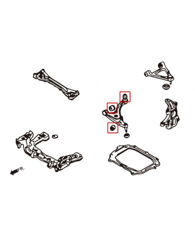 BRAS AVANT CARROSSAGE RX8 HARDRACE