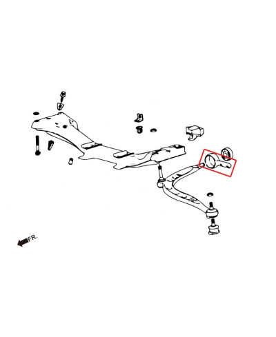 TRIANGLE AVANT INFÉRIEUR BMW SÉRIE 3 / Z3 HARDRACE