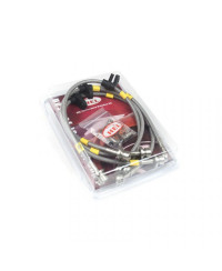 DURITES FLEXIBLES DE FREIN TRÉSSÉES AVIATIONS CIVIC TYPE R FK8 HEL