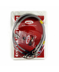 DURITES FLEXIBLES DE FREIN TRÉSSÉES AVIATIONS CIVIC TYPE R FK8 HEL