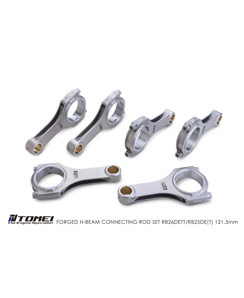 SET 6 BIELLES FORGÉES RB26DETT / RB25DE(T) TOMEI