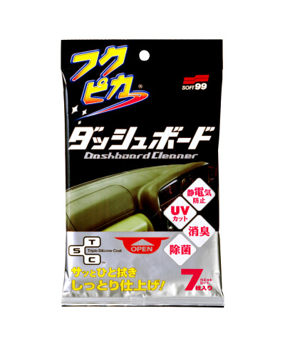 LINGETTES NETTOYAGE CUIR LEATHER SEAT CLEANING WIPES SOFT99