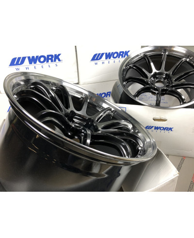 SET 2 JANTES EMOTION ZR10 19" X 10.5" ET23 5x114.3 GTKRC WORK WHEELS