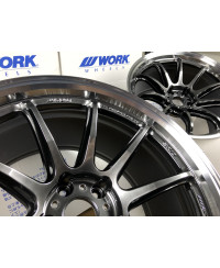 SET 2 JANTES EMOTION ZR10 19" X 10.5" ET23 5x114.3 GTKRC WORK WHEELS