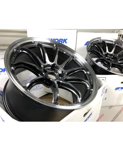 SET 2 JANTES EMOTION ZR10 19" X 10.5" ET23 5x114.3 GTKRC WORK WHEELS