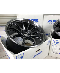 SET 2 JANTES EMOTION ZR10 19" X 10.5" ET23 5x114.3 GTKRC WORK WHEELS