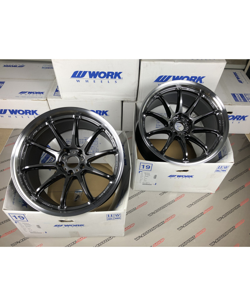 SET 2 JANTES EMOTION ZR10 19" X 10.5" ET15 5x114.3 GTKRC WORK WHEELS