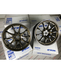 SET 2 JANTES EMOTION ZR10 19" X 9.5" ET30 5x114.3 GTKRC WORK WHEELS