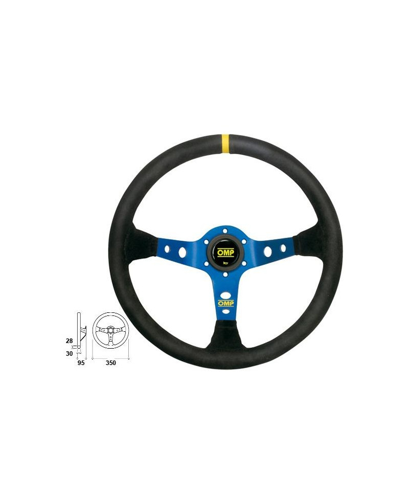 VOLANT OMP CORSICA NOIR & BLEU