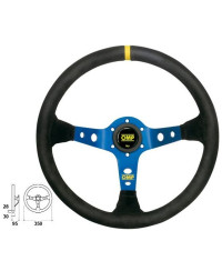 VOLANT OMP CORSICA NOIR & BLEU