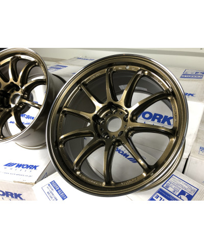 SET 2 JANTES EMOTION ZR10 19" X 9.5" ET30 5x114.3 GTKRC WORK WHEELS