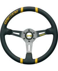 VOLANT MOMO DRIFTING JAUNE & ALU