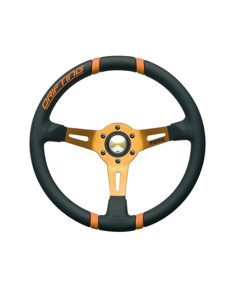 VOLANT MOMO DRIFTING ORANGE & NOIR