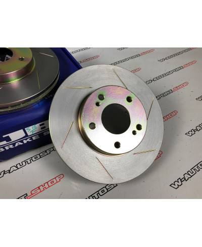 SET DE DISQUES DE FREIN AVANT VENTILÉS RAINURÉS NISSAN 200SX S15 JBT BRAKE