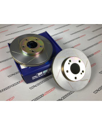 SET DE DISQUES DE FREIN AVANT VENTILÉS RAINURÉS NISSAN 200SX S15 JBT BRAKE