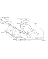ROTULE DIRECTION GAUCHE  R35 GTR NISSAN 