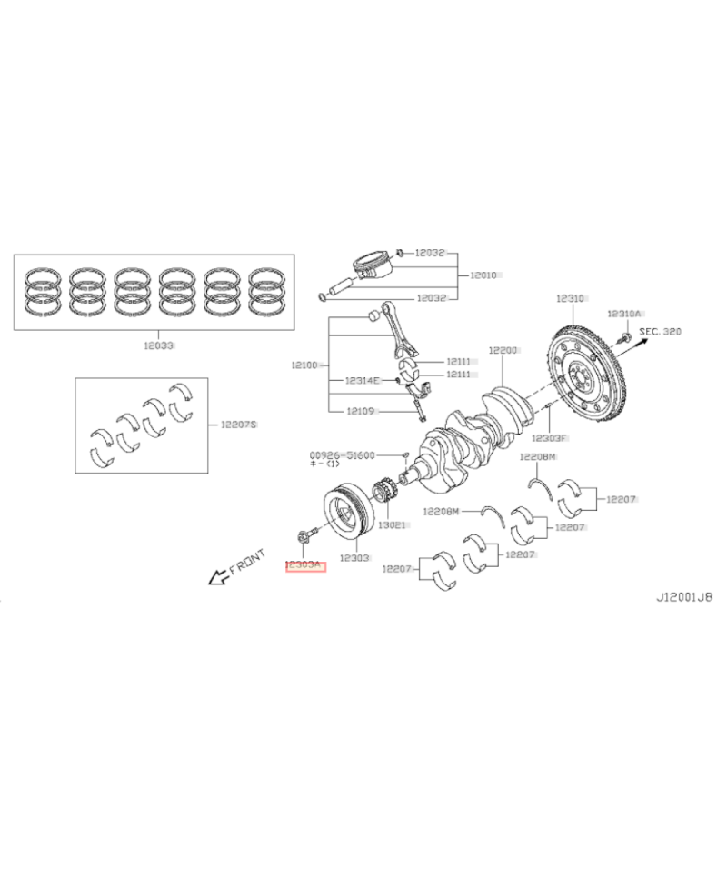 VIS VILEBREQUIN GTR R35 NISSAN