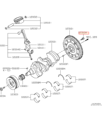 VIS VOLANT MOTEUR GTR R35 NISSAN