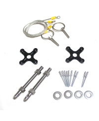 ATTACHES CAPOT ALUMINIUM TONNKA