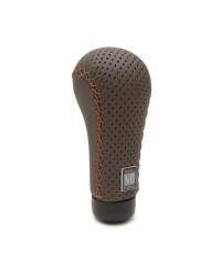 POMMEAU PRESTIGE EN CUIR BRUN PERFORÉ NARDI