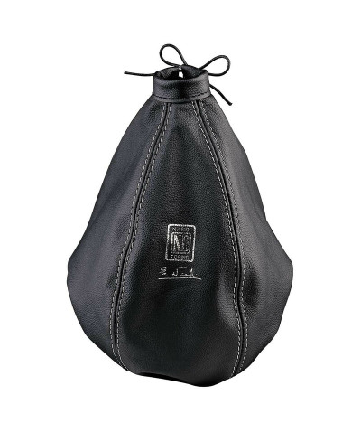 SOUFFLET DE LEVIER DE VITESSE EN CUIR NOIR NARDI