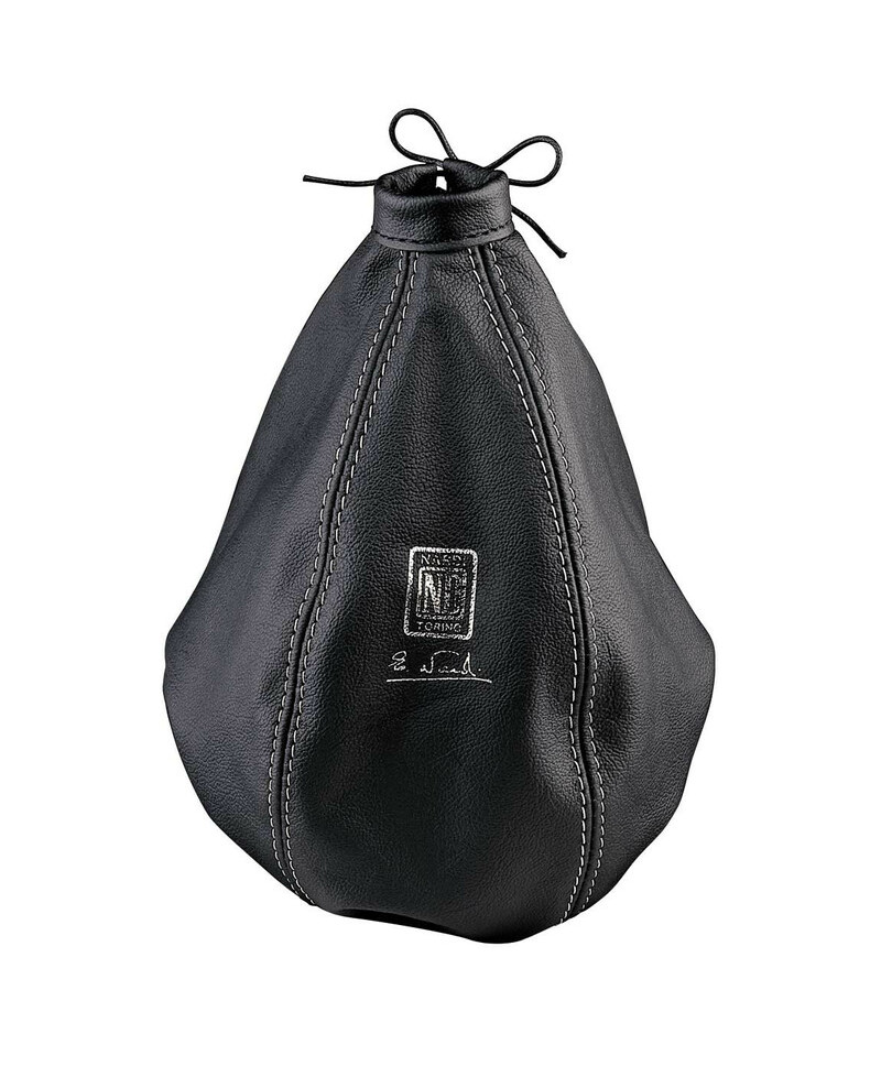 SOUFFLET DE LEVIER DE VITESSE EN CUIR NOIR NARDI
