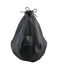 SOUFFLET DE LEVIER DE VITESSE EN CUIR NOIR NARDI