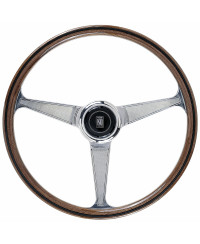 VOLANT 60E ANNIVERSAIRE EN BOIS AVEC BRANCHE CHROMÉES TULIPÉ 45MM Ø38CM NARDI
