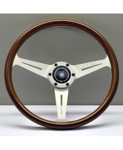 VOLANT NARDI CLASSIC ND36 BOIS ET BRANCHES ALUMINIUM TULIPÉ 40MM (VIS APPARENTES) NARDI
