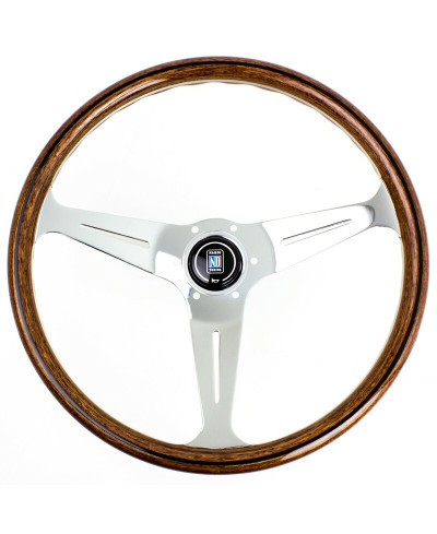 VOLANT NARDI CLASSIC ND39 BOIS ET BRANCHES CHROMÉES TULIPÉ 40MM NARDI