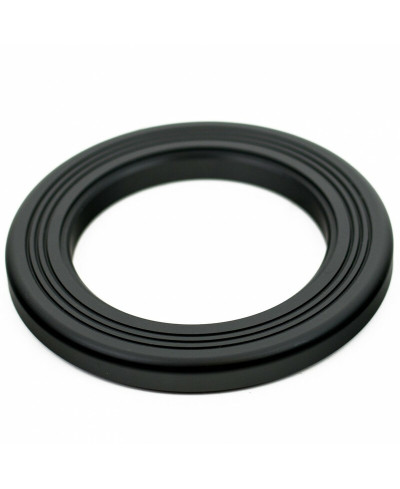 VOLANT NARDI CLASSIC ND33 CUIR NOIR & COUTURES GRISES, BRANCHES NOIRES TULIPÉ 40MM NARDI