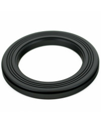 VOLANT NARDI CLASSIC ND36 CUIR NOIR & COUTURES GRISES, BRANCHES NOIRES TULIPÉ 40MM NARDI