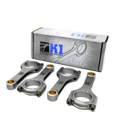 SET 4 BIELLES FORGÉES 150MM / 21 MM MITSUBISHI 4G63T / 4G64 K1 TECHNOLOGIES