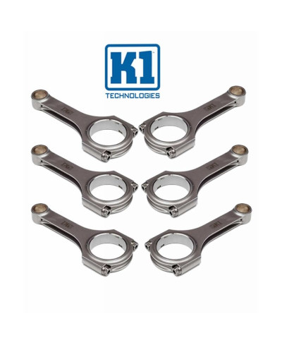 SET 6 BIELLES FORGÉES 144.2 MM / 22 MM NISSAN VQ35DE 350Z Z33 K1 TECHNOLOGIES