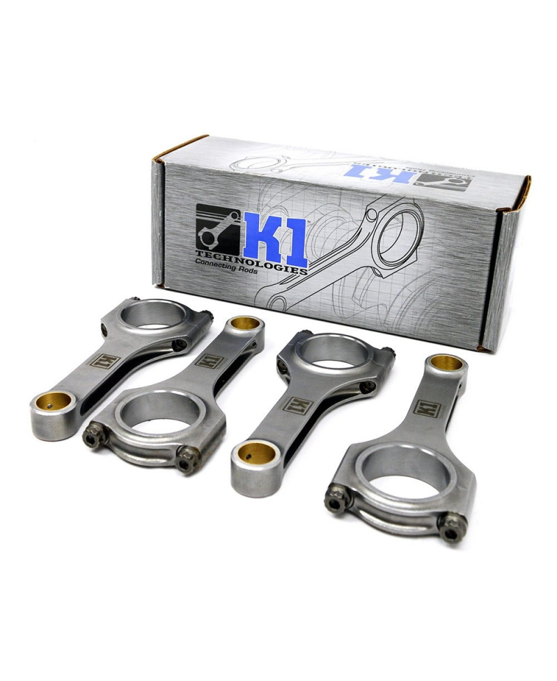 SET 4 BIELLES FORGÉES 130.5 MM / 23 MM SUBARU WRX & STI EJ205 / EJ207 / EJ255 / EJ257 K1 TECHNOLOGIES