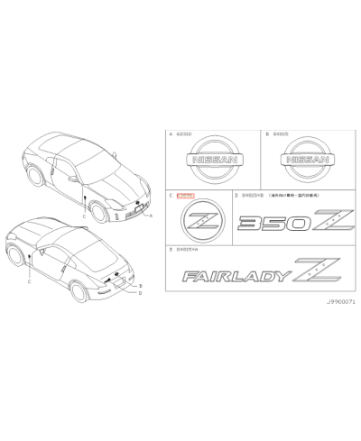 ENJOLIVEUR AILE 350Z Z33 NISSAN