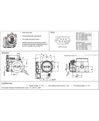 CORPS PAPILLON ÉLECTRONIQUE 54 MM LINK