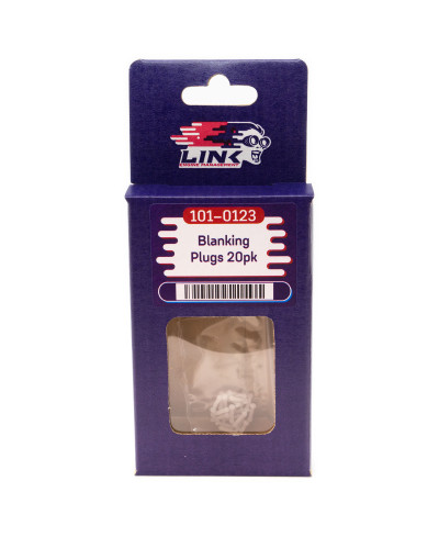 BOUCHONS OBTURATEURS POUR BORNES CONNECTEURS ECU NON UTILISÉES (20 PIÈCES) LINK