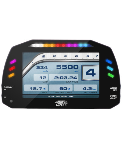 DASHBOARD DIGITAL AIM MXS STRADA RACE EDITION 5" LINK