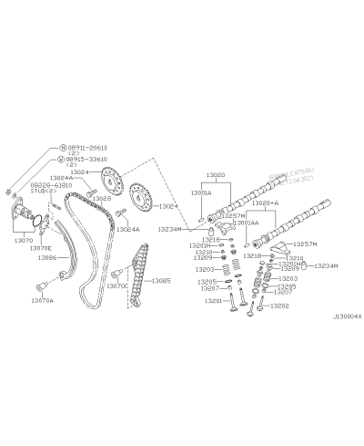 POULIE ARBRE A CAME DISTRIBUTION SR20DET NISSAN 