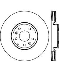 DISQUE PERFORMANCE  VENTILÉ ET RAINURÉ AVANT GAUCHE MAZDA RX8 STOPTECH